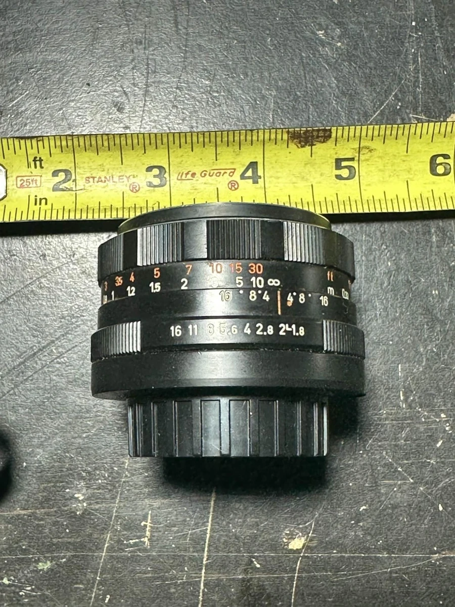 Pentacon f/1.8 Camera Lenses 50mm Focal for sale | eBay