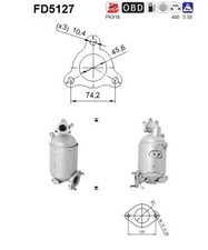 PARTIKELFILTER FÜR KIA SOUL I (AM), HYUNDAI I30 (GD) - AS FD5127
