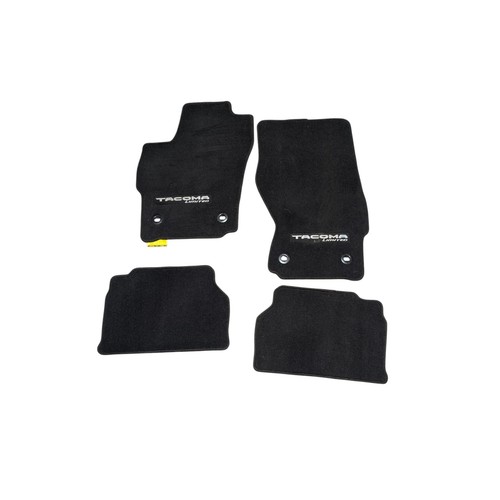 Toyota Tacoma Limited Black Carpet Floor Mats Set 4pc OEM PT206-35248 Double Cab