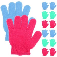 14 Pcs Mitten Gloves Exfoliating Bath Shower Bathing Wash for Kids