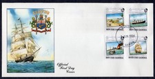 LLOYD'S LIST NAVI ASSICURAZIONE INCENDIO 1984 GAMBIA FDC