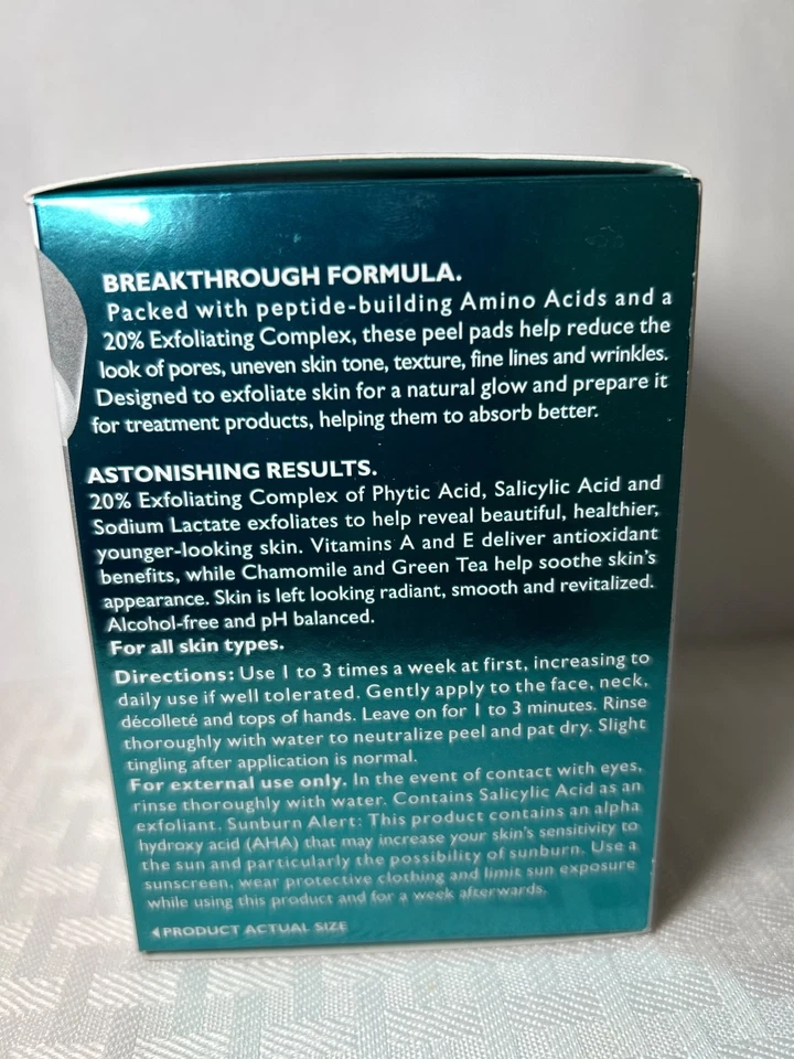 Peter Thomas Roth Peptide 21 Amino Acid Exfoliating Peel Pads 60 Pads New - Image 2 of 4