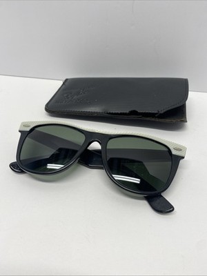 小物 Vintage B&L RayBan USA WAYFARER2 Vintage B&L RAY-BAN USA Pearl White & Black Wayfarer 2 Sunglasses