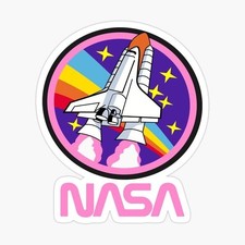NASA Space Agency Logo Sticker  Vinyl Decal Laptop Car Bottle