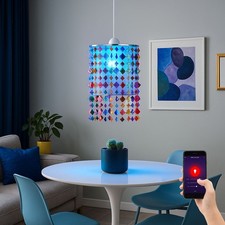 Smart RGB LED Kinder Decken Pendel Lampe DIMMBAR Alexa Google App Leuchte bunt