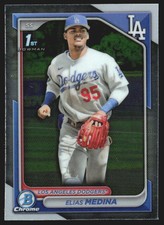 2024 Bowman Chrome Prospects Elias Medina #BCP-183 JW1-6