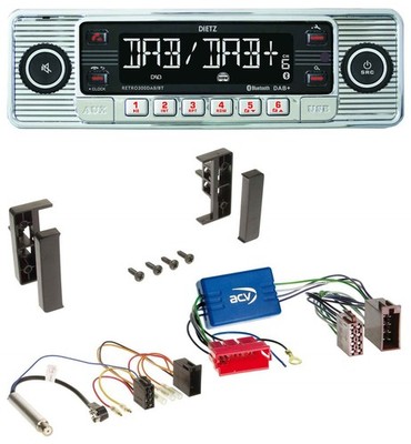 Dietz Bluetooth MP3 DAB USB Autoradio für Audi A2 A3 8L A4 B5 A6 C5 Aktivsystem