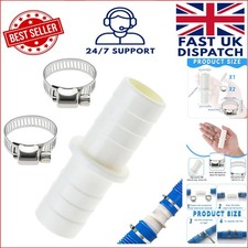 Durable White Washing Machine Waste Pipe Connector - Leak-Proof & Reliable Fit