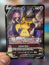 Pokémon Mimikyu V Ultra Rare Full Art Holo TG16/TG30 Brilliant Stars