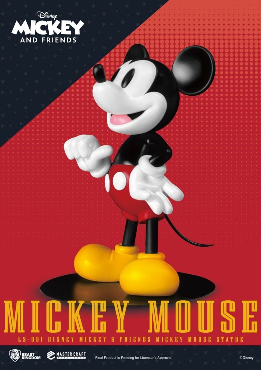 BEAST KINGDOM Disney Mickey & Friends Mickey Mouse 1:1 Life Size