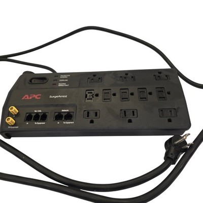 APC SurgeArrest Surge Protector Power Strip 11 OutletS Tel/DSL Network PV11VNT3