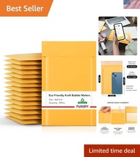 Versatile Kraft Bubble Mailers - 50 Pack 4x8 Padded Envelopes for Any Occasion