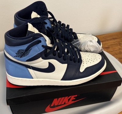 Size 12 - Jordan 1 Retro OG High Obsidian UNC 2019 