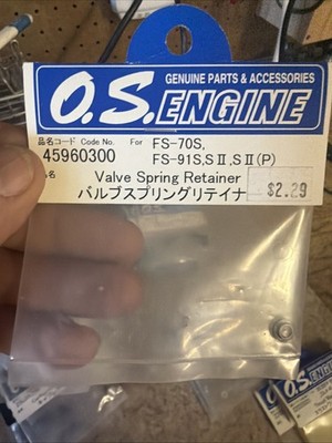 O.S. FS-70S, FS-91 S SII, S II (P) Surpass Engine Valve Spring Retainer