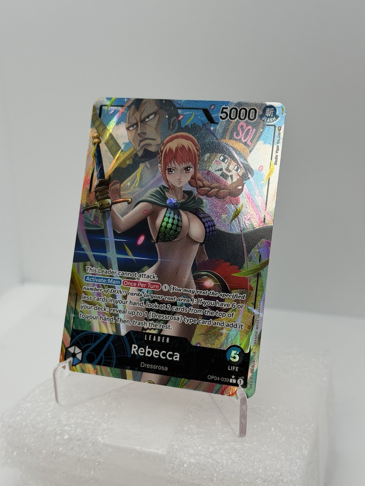 Rebecca 2023 Kingdoms of Intrigue #OP04-039 Leader (Alternate Art) Price Guide - Sports Card Investor Rebecca 2023 Kingdoms of Intrigue #OP04-039 Leader (Alternate Art) Price Guide - Sports Card Investor