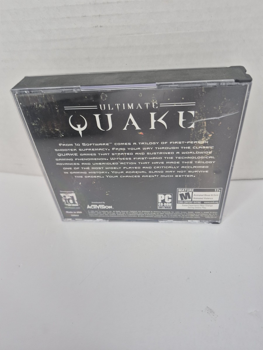 Ultimate Quake (PC CD-ROM, 2003) (Quake 1, 2, 3 Arena) Game 3 Disc
