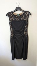 Ralph Lauren Women's Dress Black Clay Sleeveless Size 4 Lauren Essentials NWT