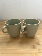 2 St. Ikea Färgklar Tasse Becher Kaffeetasse Kaffeebecher Grün 9,5 top  Zustand
