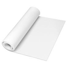 EVA Foam Roll, 39"x15" 6mm High Density Sheets, White