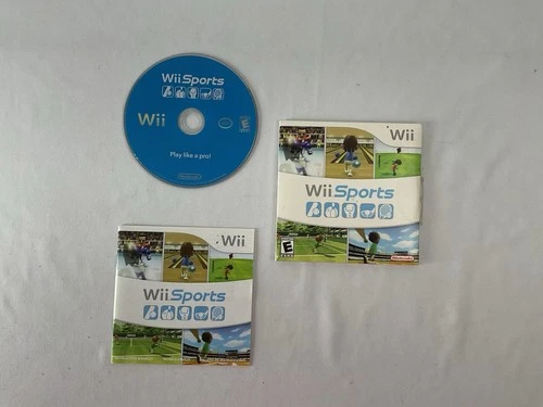 Wii Sports (Nintendo Wii, 2006) Cardboard Sleeve Complete