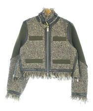 sacai Blouson Other BrownxBlackxWhite Tweed 1 Approx. S 2200668945028