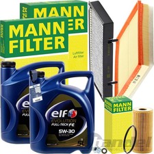 MANN INSPEKTIONSPAKET+ELF 5W-30 MOTORÖL passend für RENAULT TRAFIC II 2-2.5 dci
