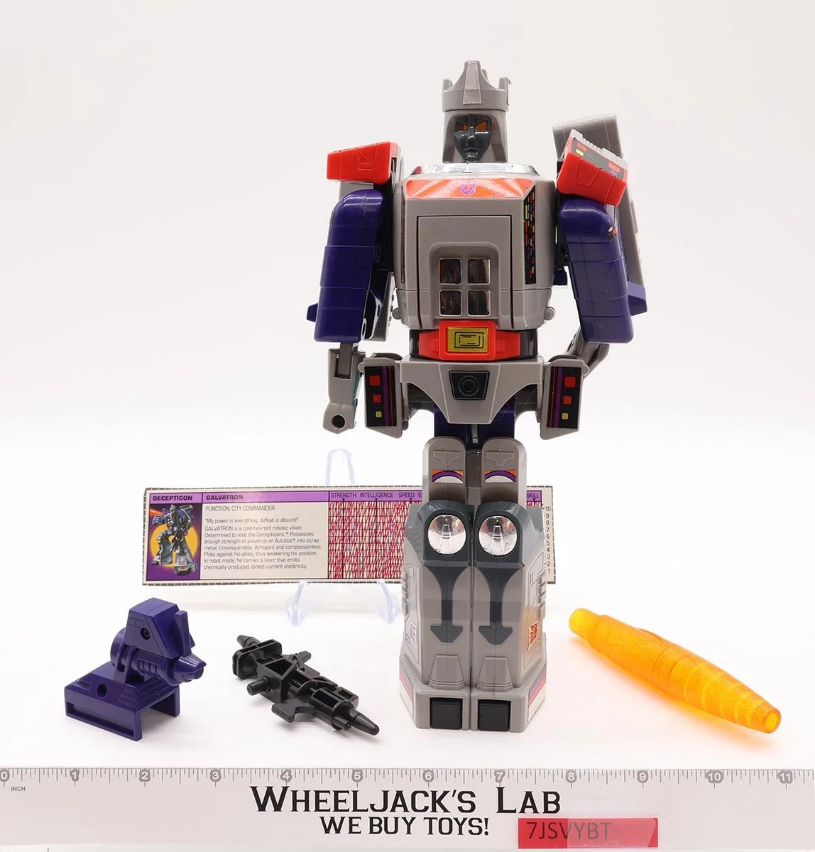 Galvatron Transformers & Robots 1986 Year Manufactured Action