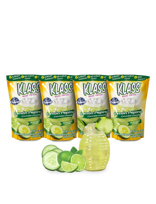 Klass Aguas Frescas Drink Mix Family Pack - Cucumber Limeade - Powder Drink Mix,