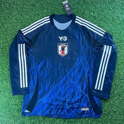 Brand New! Japan 2024 Y-3 Player Issue Long Sleeve Jersey Shirt