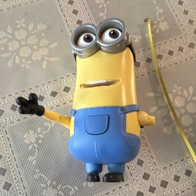 Illumination Entertainment Minion Figure Despicable Me 8in Yellow Blue Plastic