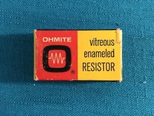 Vintage Ohmite 0874 25 Watt 800 Ohm Resistor New / Old Stock