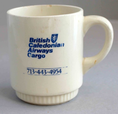 BRITISH CALEDONIAN AIRWAYS VINTAGE AIRLINE CERAMIC MUGS BCAL - Picture 7 of 10