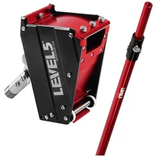 LEVEL5 Drywall Tools - 2" Nail / Screw Spotter w/ 57 " Handle | 4-554