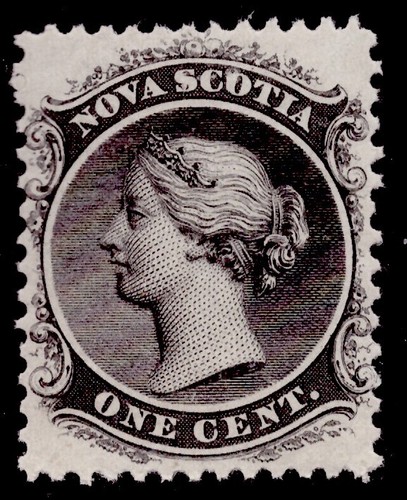 Nova Scotia #8a or 8, 1c Queen Victoria (1860-1863), MNH, faults - Picture 1 of 3