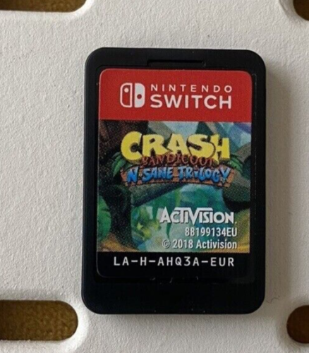Crash Bandicoot N-SANE Trilogy - Nintendo Switch - Boxed game card VGC - Picture 2 of 2