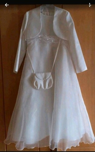 Kommunionkleid 140 Neuwertig! - Bild 6 von 17