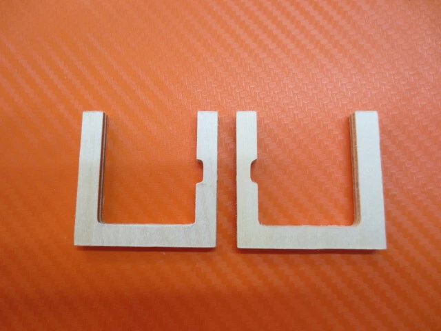 2 Stück Servorahmen Birkesperrholz BB 5-lagig für JX PDI-HV2107MG usw. Servos