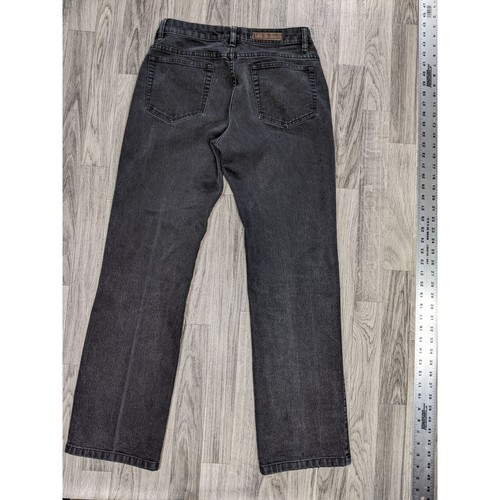 Jeans Lee donna taglia 8 M rivettati Ultimate 5 gamba dritta nero denim - Foto 2 di 12