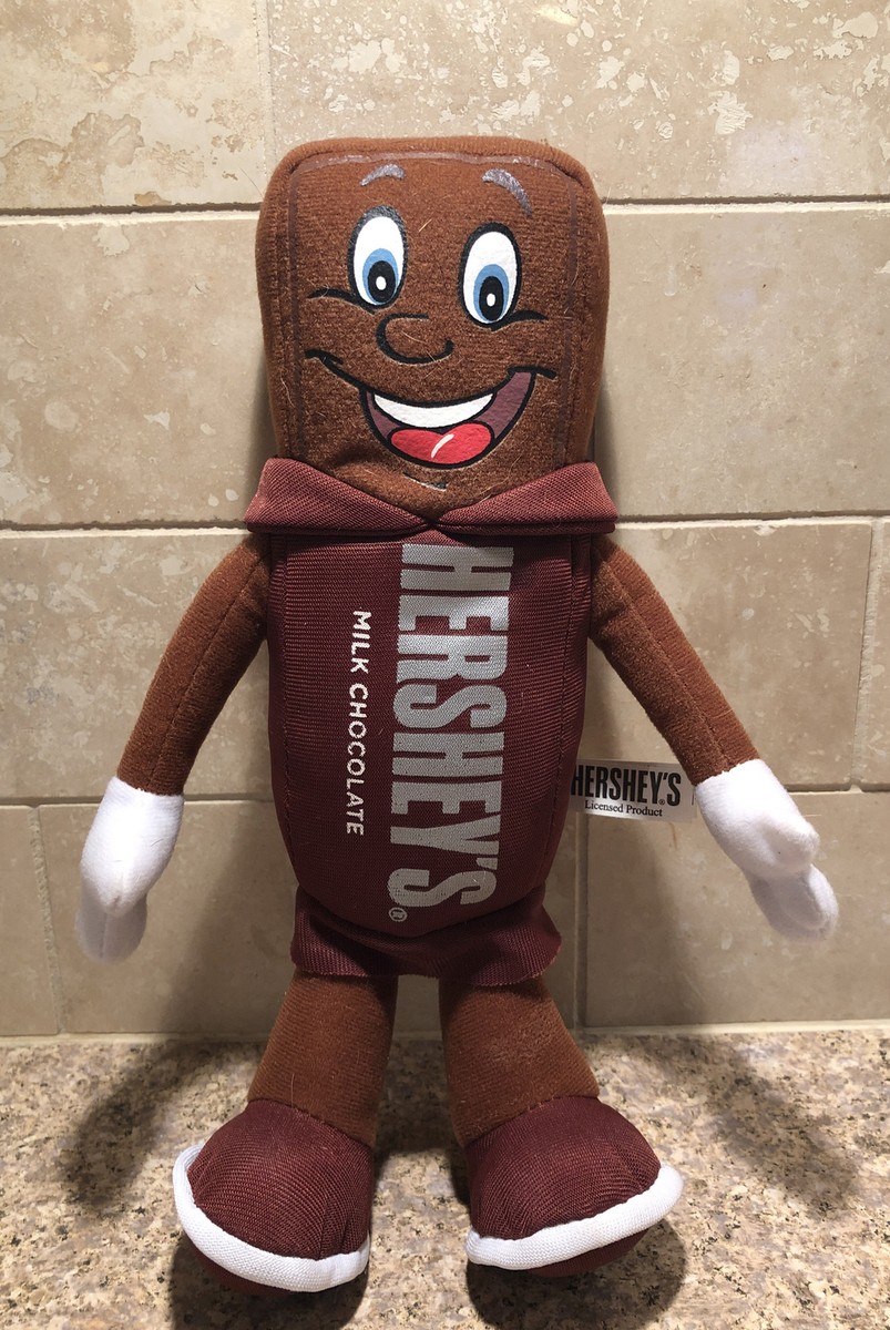 Vintage Hershey Park Milk Chocolate Bar Man Plush Hershey Park PA