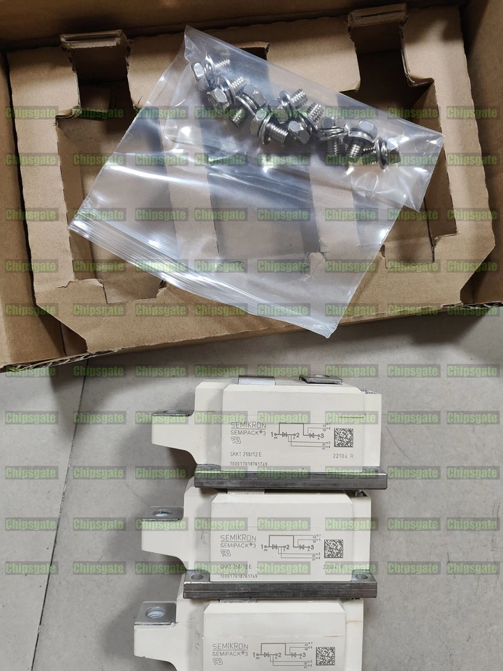 1PC SEMIKRON SKKT250/12E SKKT250-12E Thyristor Module - Bild 1 von 1