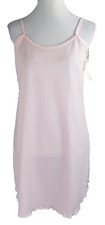 VTG Nancy King Lingerie Thermal Cami Sleepshirt Gown Nightgown Sleepwear Pink S