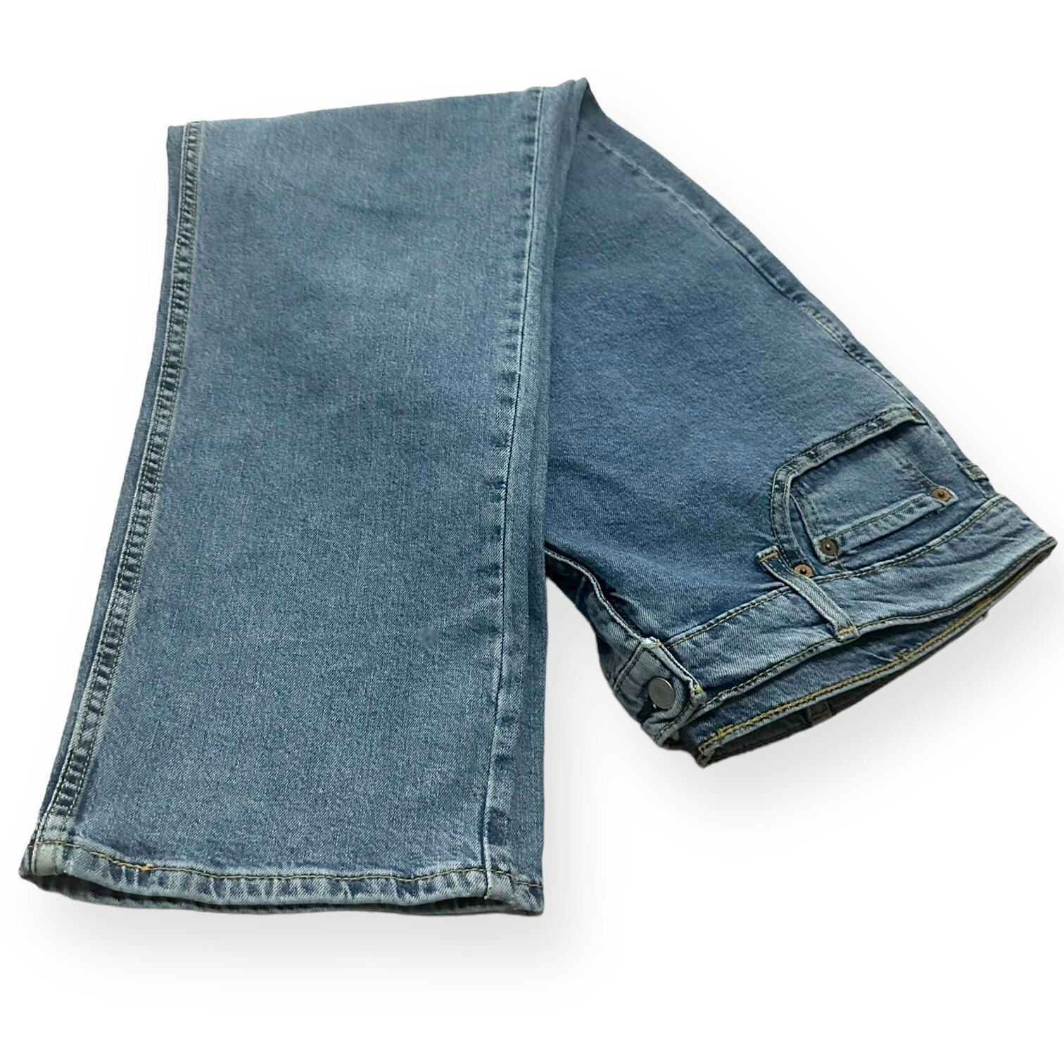 LEVI'S 514 Straight Mid Rise Jeans Straight Leg Denim Baggy Medium Wash 40x30 thumbnail 9