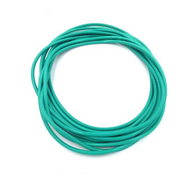 O-Ring 36-760mm Thickness 8mm Fluorine Rubber Sealing Ring Zero Ring Green