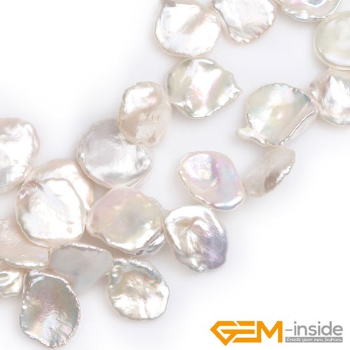 Natural Freeform Freshwater Pearl Gemstone Loose Spacer Beads For Jewelry Making - Picture 38 of 57