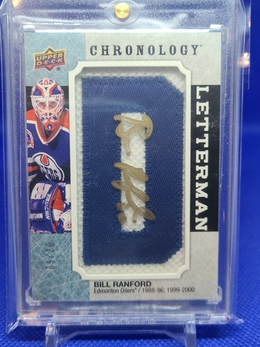 2018-19 Upper Deck Chronology Letterman Bill Randford /20 Edmonton Oilers