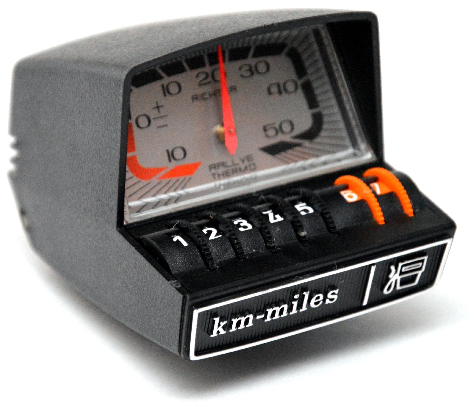 Auto KFZ Kilometerzähler Thermometer KM Miles Zähler Merker HR