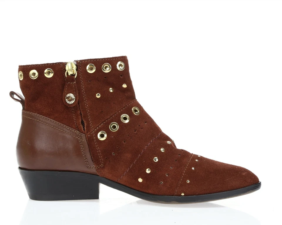 Botines Geox Respira D Kennity para mujer de gamuza borgoña talla 35 Foto 3 de 4