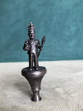 King Charles Pipe Tamper, Solid Fine Pewter