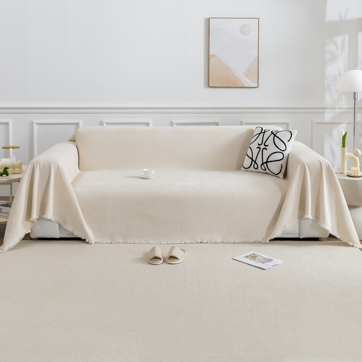 Chenille Sofa Throws Uk Baci Living Room