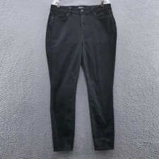 Not Your Daughters Womens Ami Skinny Jeans 14 Black High Rise Stretch Denim NYDJ